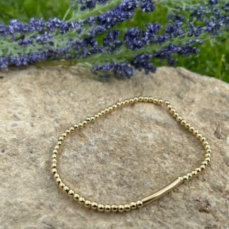 Gold Bead bracelet main