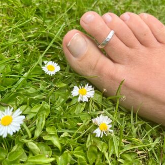 Textured Toe ring