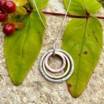 triple ring necklace